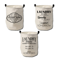 Cesto Laundry Crudo 50x40cm - comprar online