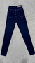 Jeans Chupin azul con hilo blanco - comprar online