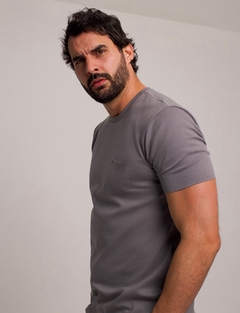 T-Shirt Fio 40 Cinza - Bolso