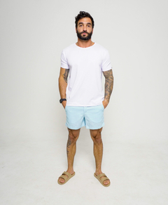 Bermuda Linho Verano Azul - comprar online