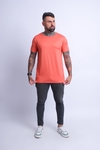 T-shirt Vellutato Coral - Gola Laser