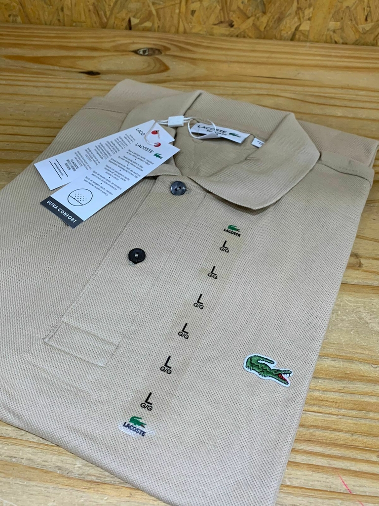 CHOMBA LACOSTE BEIGE Comprar en LUCMILO