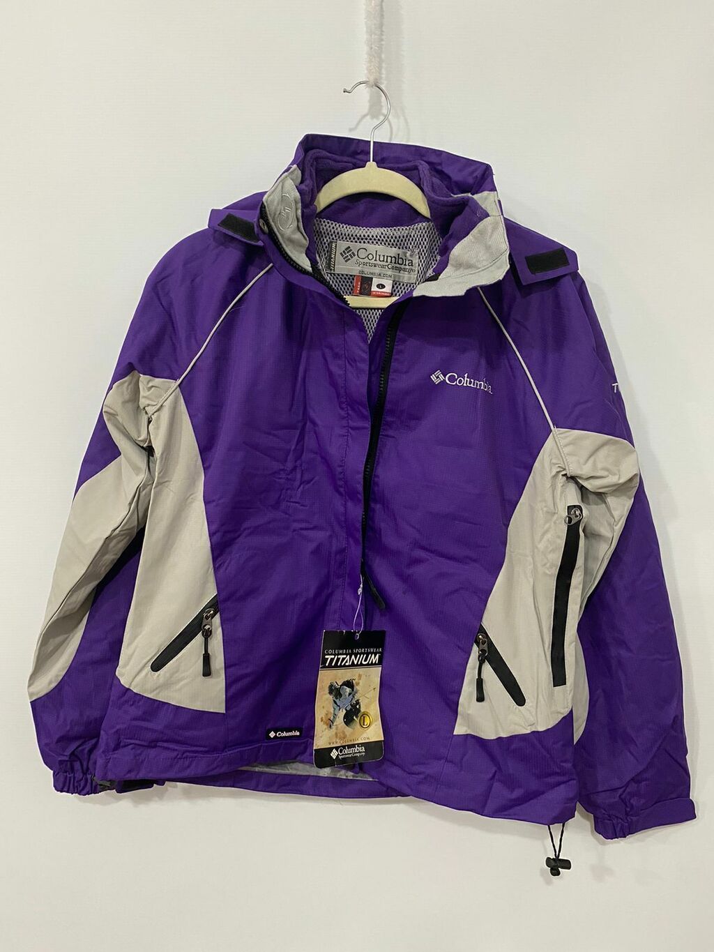 CAMPERA COLUMBIA MUJER 2 EN 1 IMPERMEABLE POLAR