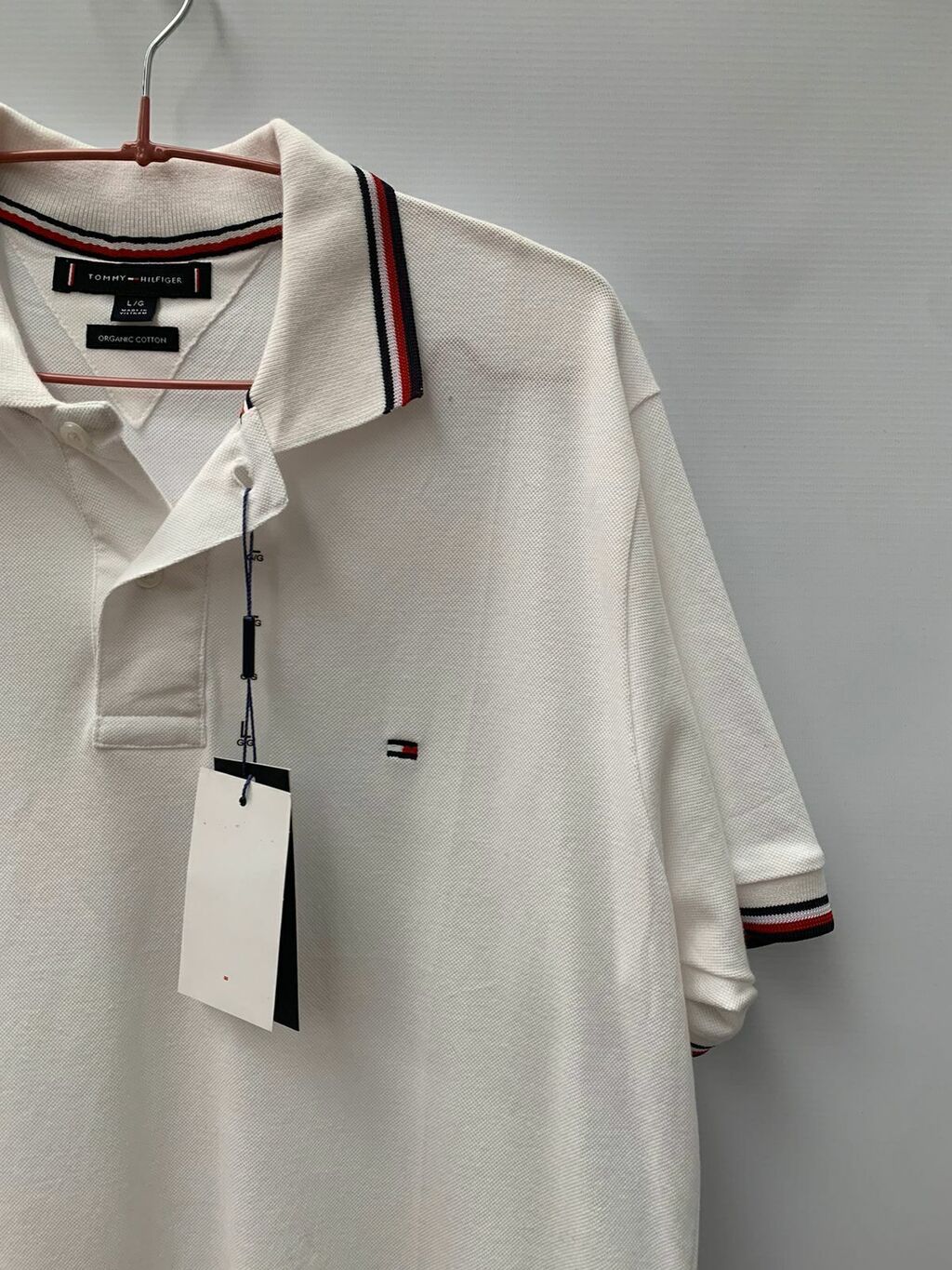 Chomba tommy hilfiger blanca sale