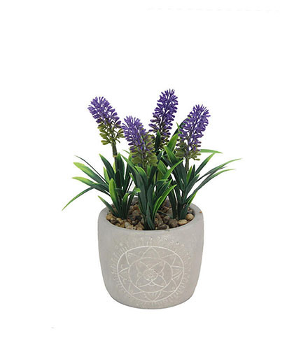 Macetitas Artificiales Decorativas Lavanda Vgo