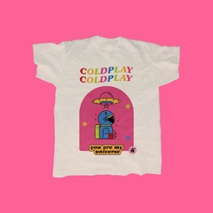 Camiseta Coldplay estampa em DTF “my universo” - comprar online