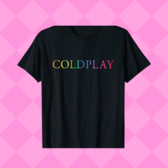 Camiseta bordada COLDPLAY