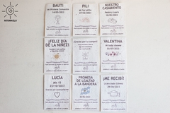 Kit de 9 postales de papel plantable (PERSONALIZADAS)