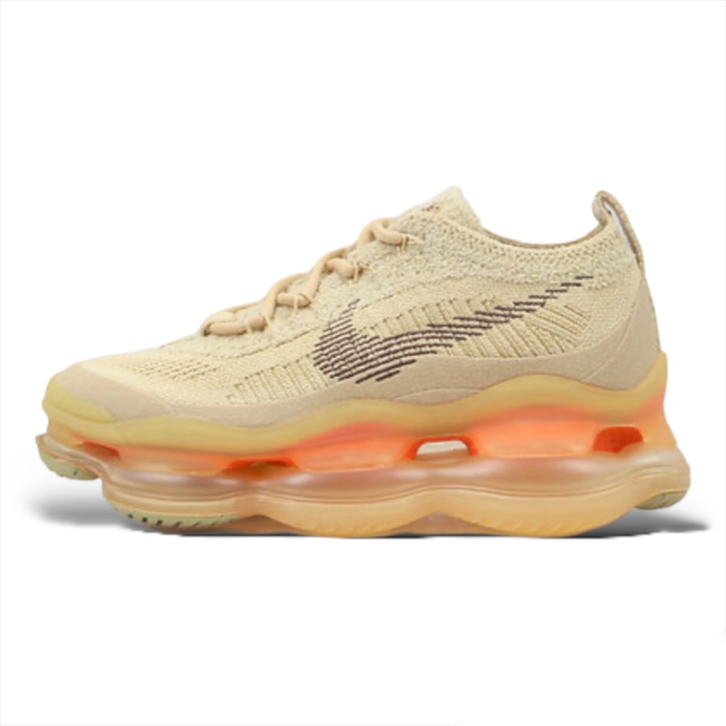 Vapormax laranja cheap e branco