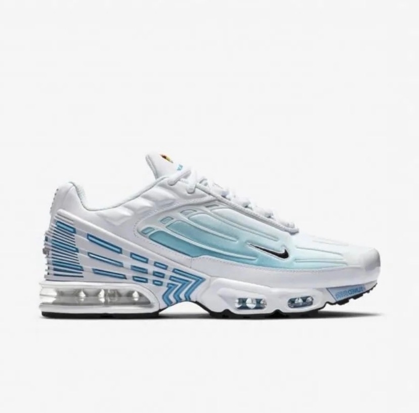 Air Max Plus 3 Branco/Azul bebê - Store Imperial