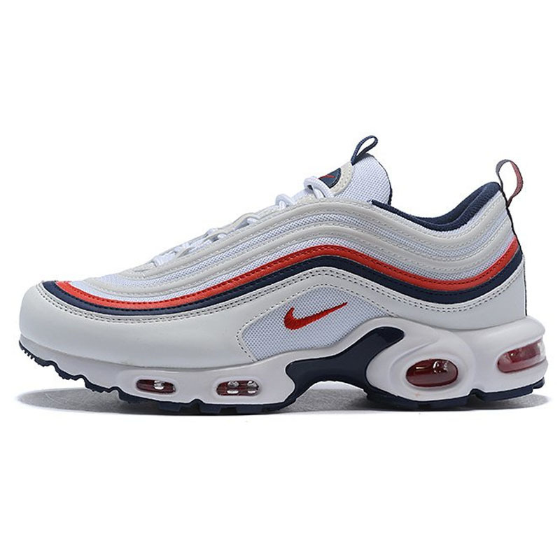 Air Max 97 Plus Branco com Vermelho - Store Imperial