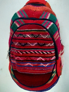 Mochilas en puyo antiguo