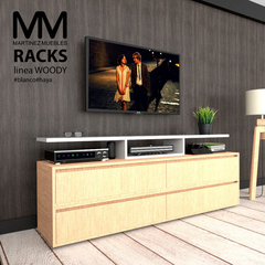 Mueble Para Tv Rack Living Organizador Modular Moderno 150 - tienda online