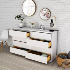 Comoda Cajonera Moderna Minimalista 140 8 C/madera en internet