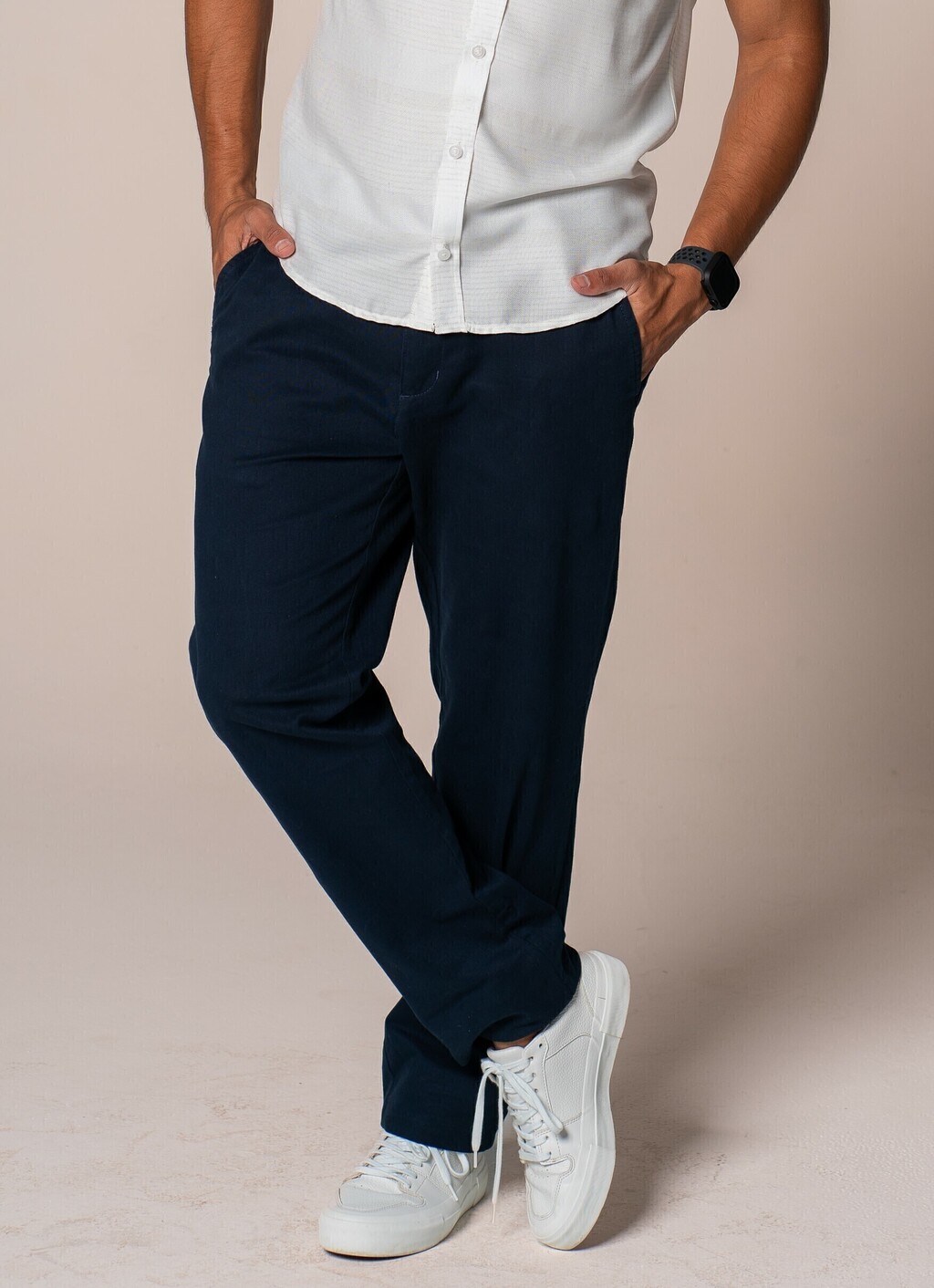 Calça de best sale sarja social masculina