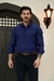 Camisa Social Masculina Slim Milão - Fio Indiano - comprar online