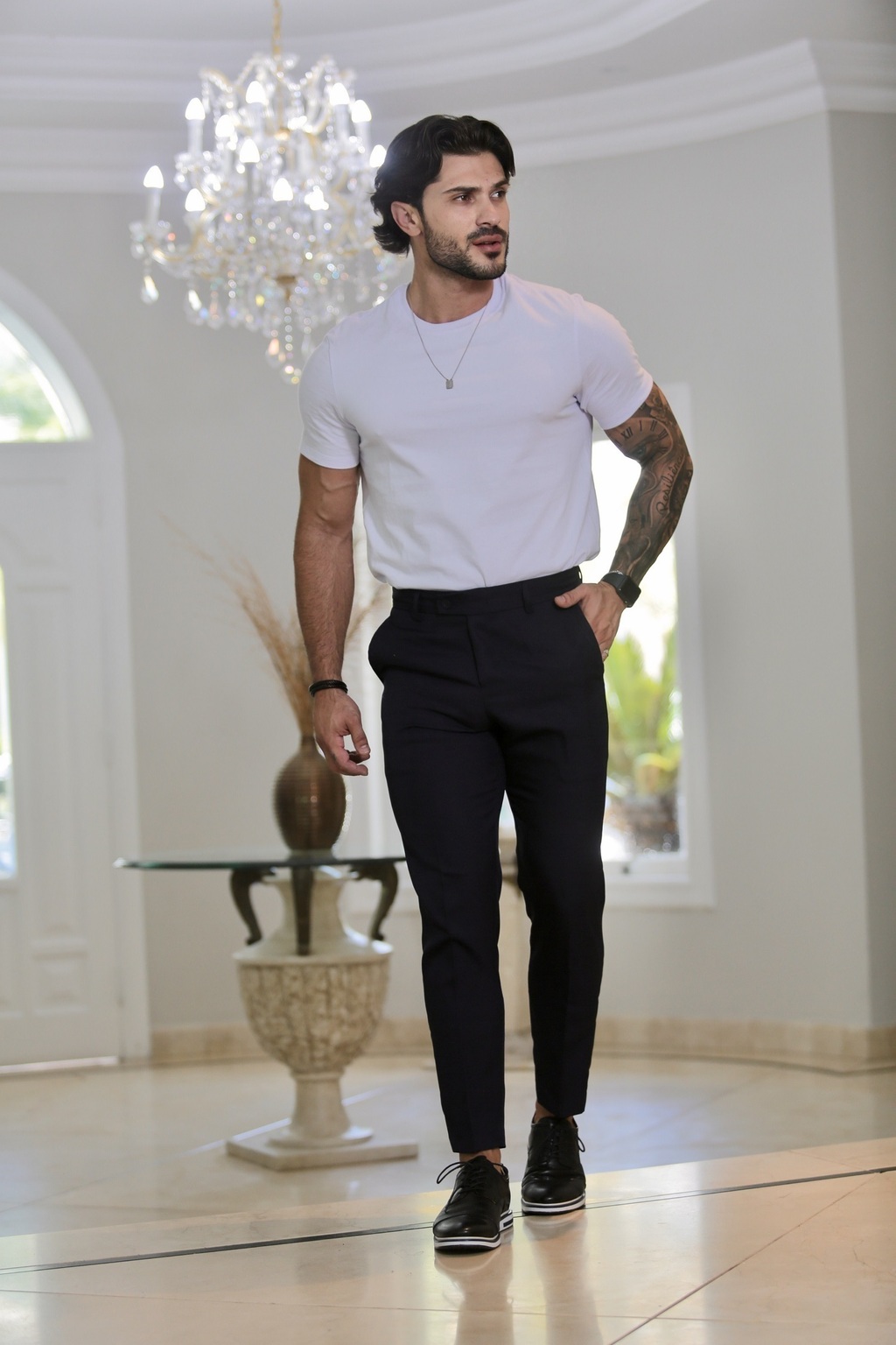 Calça Social Alfaiataria Masculina