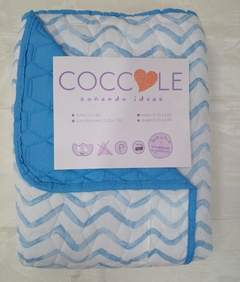 Coccole Quilt Twin Pique Estampado (CUB104CC) - comprar online