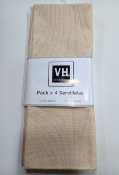 VH Fabrics Servilletas Lisas x4 39x39 (SER00VH) en internet