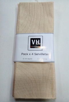 VH Fabrics Servilletas Lisas x4 39x39 (SER00VH) en internet