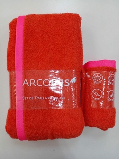 Arcoiris Set Toalla y Toallon Out Fit 500 Grs. (SET0001AR) - tienda online