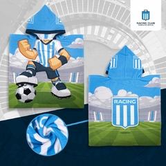 City Blanco Poncho Infantil Futbol C/Mochila (PON0001CB) - Blanco Tiza