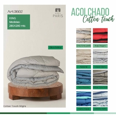 Blanco Paris Acolchado King Cotton Touch (ACOK00BP)