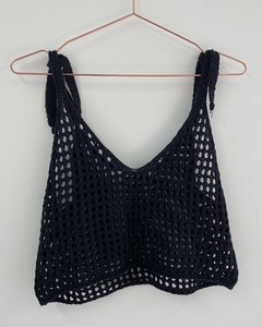 TOP MILEY NEGRO - malaga beachwear