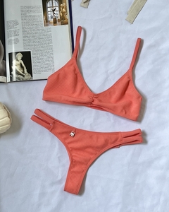 CORPIÑO MILA CORAL - malaga beachwear