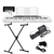 Kit Teclado Musical CASIOTONE CT-S200 CASIO Branco APP Chordana Play + Suporte em X + Pedal Sustain