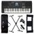Kit Teclado Musical Arranjador Yamaha PSRE473 61 Teclas + Suporte X + Capa
