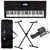 Kit Teclado Musical Ct X3000 CASIO Preto 61 Teclas MIDI/USB + Suporte X + Pedal + Capa + Fonte