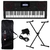 Kit Teclado Musical Ct-x3000 Casio -61 Teclas Sensitivas + Fonte Bivolt + Capa + Suporte Teclado