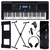 Kit Teclado Musical Arranjador Yamaha PSR E373 61 Teclas + Suporte X + Fone de Ouvido + Capa + Suporte de Partituras