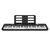 Kit Teclado Musical CASIOTONE CT-S100 CASIO Preto 61 Teclas + Suporte X + Banqueta X na internet