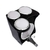 Cajon Bateria Extreme Drum Box 16' Jaguar + Prato Crash + Pratos Chimbal + Estantes + Pedal - loja online