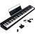 Piano Digital Casio Privia PX-S1100 Preto + Adaptador Wireless MIDI + APP Chordana Play