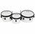 Tenor Drums Triton 8"-10"-12" Fanfarra Profissional Luen / Linha Marching Band Madeira / Colete