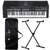 Kit Teclado Musical Yamaha PSR-SX600 + Suporte em X + Capa