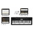 Imagem do Kit Teclado Musical Casio Ctk3500 + Suporte X + Fonte + Suporte Partitura