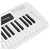 Kit Teclado Musical CASIOTONE CT-S200 CASIO Branco Aplicativo Chordana Play + Suporte + Capa - loja online