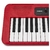 Kit Teclado Musical CASIOTONE CT-S200 CASIO Vermelho APP Chordana Play + Suporte X + Banqueta X