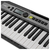 Kit Teclado Musical CASIOTONE LK-S250 CASIO Preto Teclas Iluminadas APP Chordana Play + Suporte + Pedal