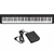 Imagem do Kit Piano Digital Casio CDP-S110 Bk 88 Teclas + Estante CS-46 + Banqueta em X