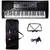 Kit Teclado Musical Spring TC 361 61 Teclas Sensitivas + Capa