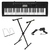 Kit Teclado Musical Casio Ctk3500 + Suporte X + Fonte + Suporte Partitura