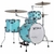 Bateria Acústica Odery CaféJazz ShellPack 16" - Surf Green