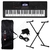 Kit Teclado Musical Ct-x700 Bivolt Casio 61 Teclas + Fonte + Suporte + Capa