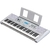 Imagem do Kit Teclado Musical Arranjador YPT 370 Yamaha Prata 61 Teclas + Capa