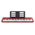 Kit Teclado Musical CASIOTONE CT-S200 CASIO Vermelho Aplicativo Chordana Play + Fone + Suporte X - loja online